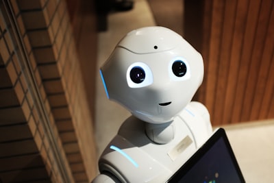 3D Robot representing AI Innovation