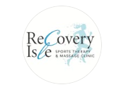 Recovery Isle logo - Professional sports therapy and massage clinic branding representing health and wellness services